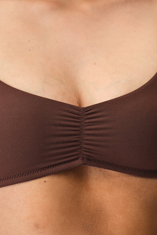 Kahverengi Mini Micro Sütyen - 4