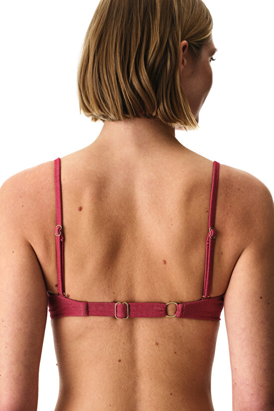 Fuşya Dayana Shell Bikini Üstü - 2