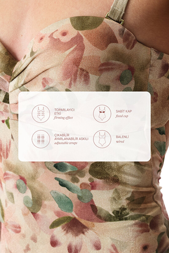 Renkli Aires Lotus Straplez Mayo - 8