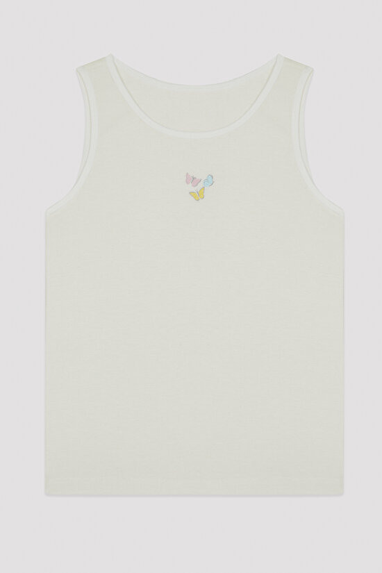 Girls Butterfly Thermal 2 Pack Tank - 3
