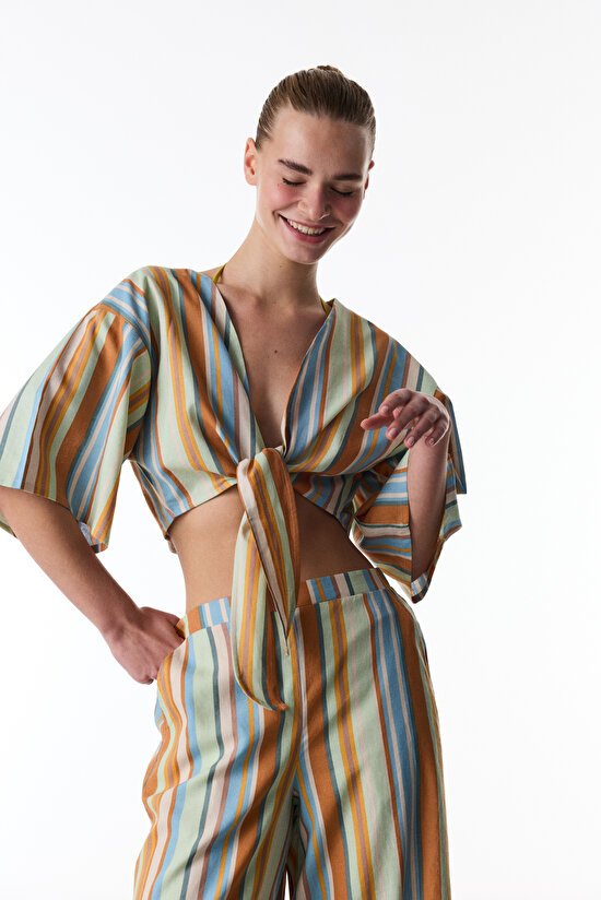 Multicolor Carrie Top - 1