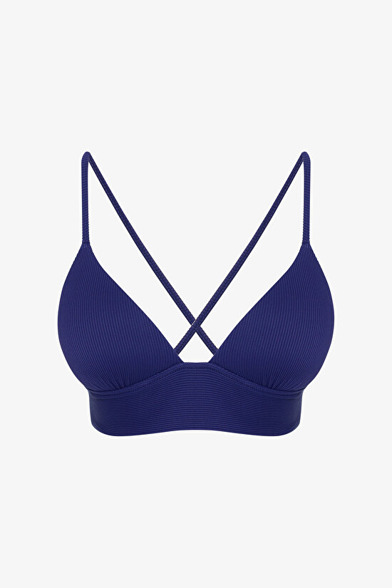Navy Denver Push Up Bikini Top - 5