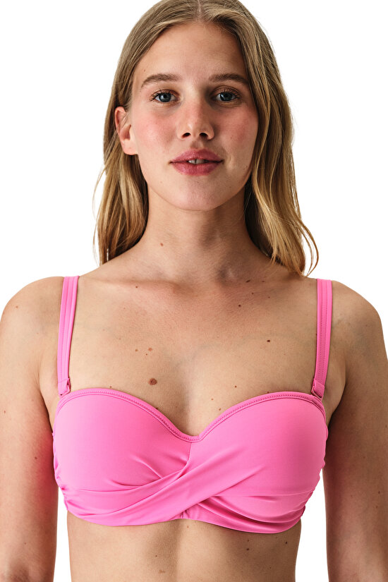 Açık Pembe Beauty Toparlayıcı Bikini Üstü - 1