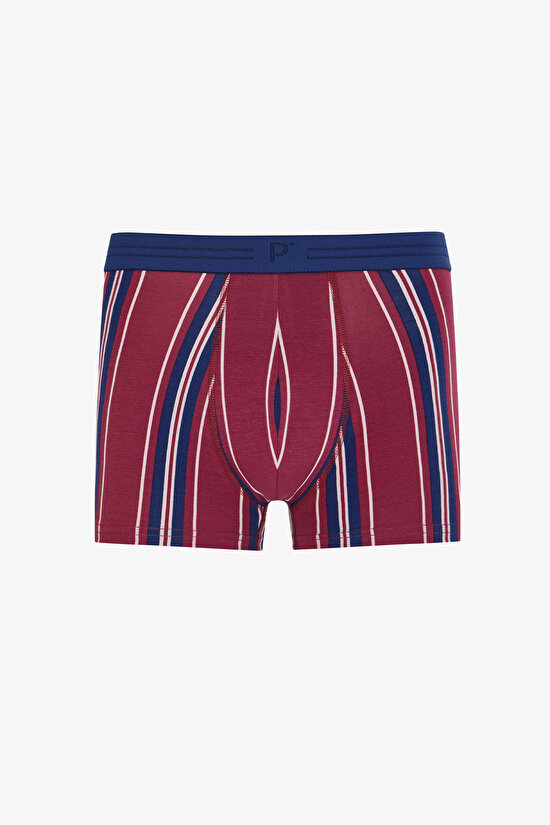Erkek Vibe Çizgili 3'lü Boxer - 3