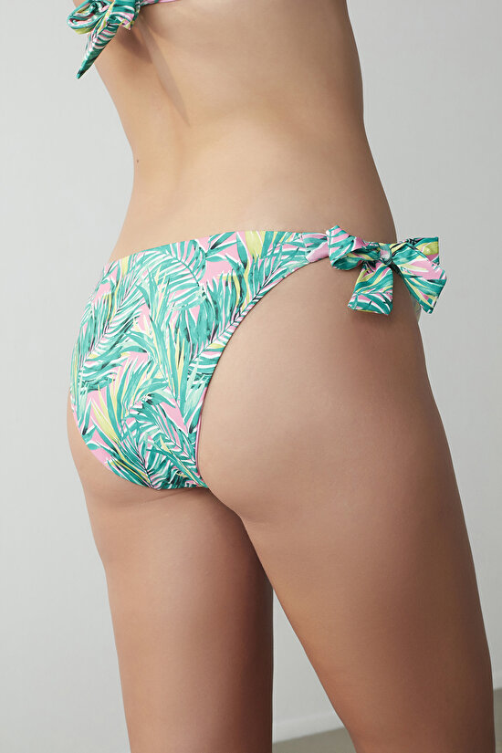 Çok Renkli Palm Neon Brazilian Bikini Altı - 3