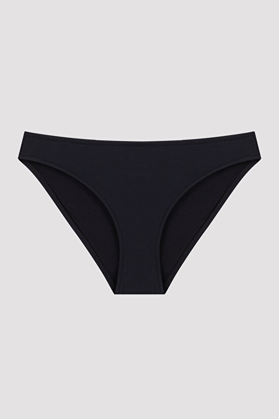 Bk Black Basic Slip Bikini Bottom - 4