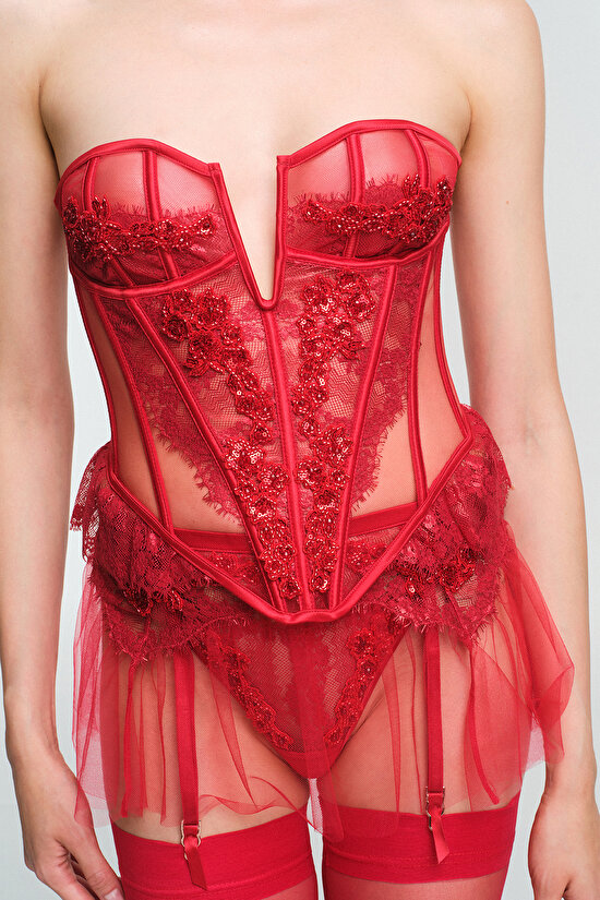 Tango Red Henna Bustier - 3