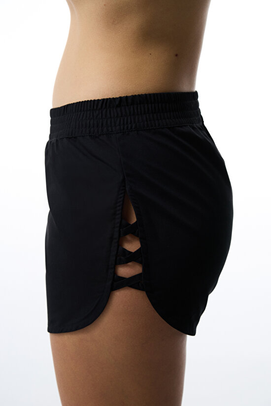 Siyah Cross Deniz Şortu - 3