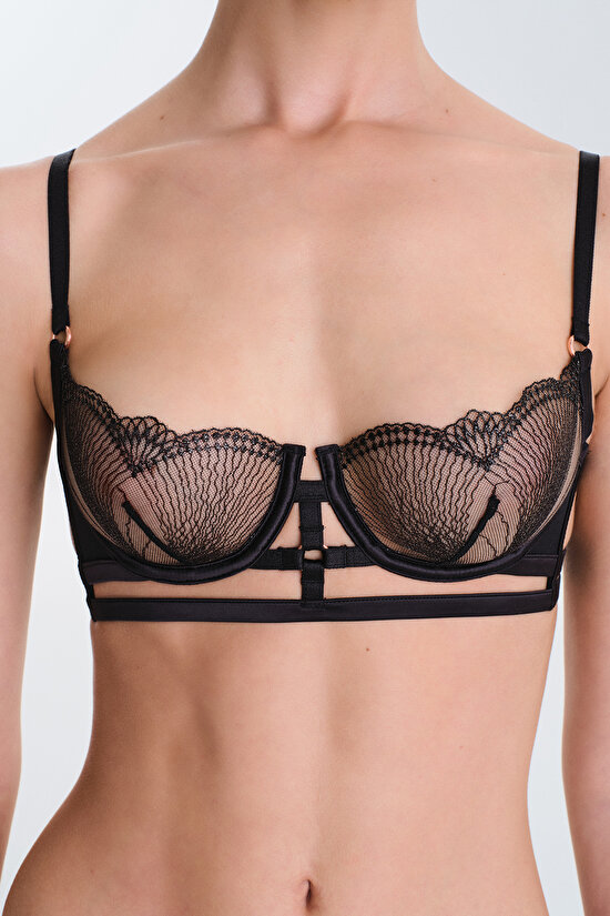 Ange Black Bra - Privee Colection - 3
