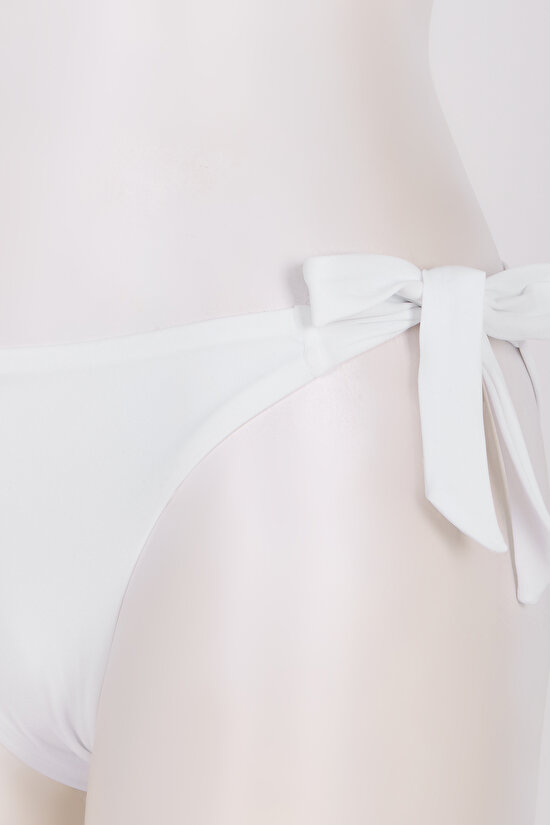 Beyaz Brazilian  Bikini Altı - 7