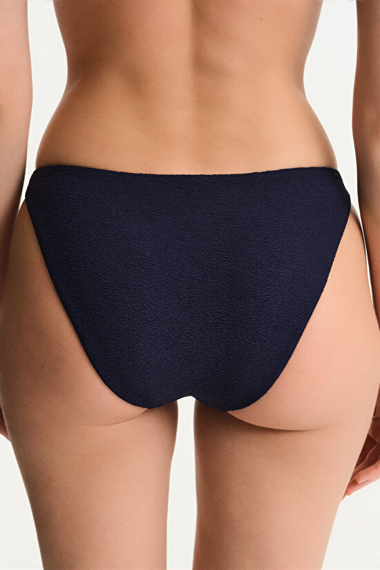 Navy Hailey Minimal Slip Bikini Bottom - 2