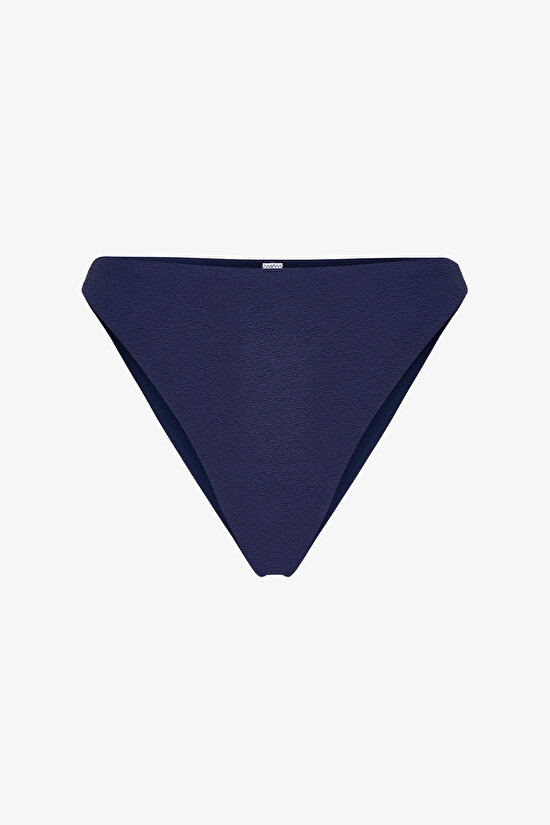 Navy Hailey Minimal Slip Bikini Bottom - 5