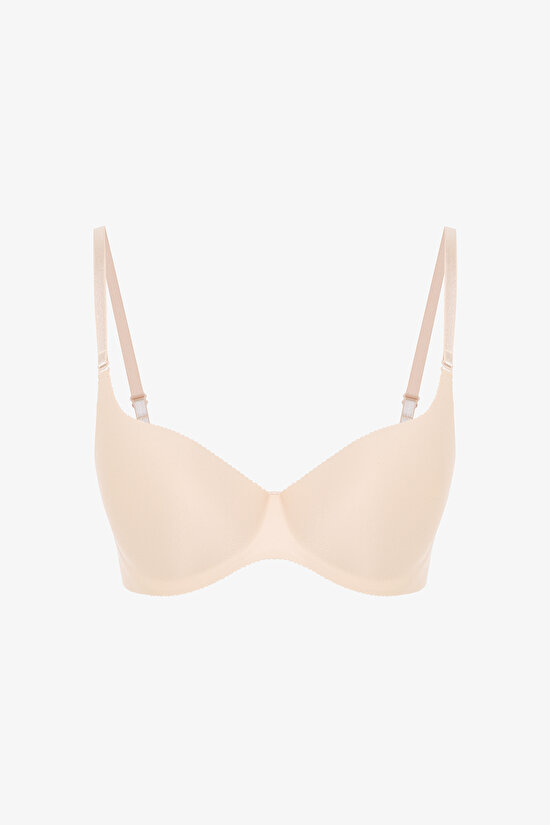 Sensation Bej Dikişsiz Push Up Destekli Sütyen - 4