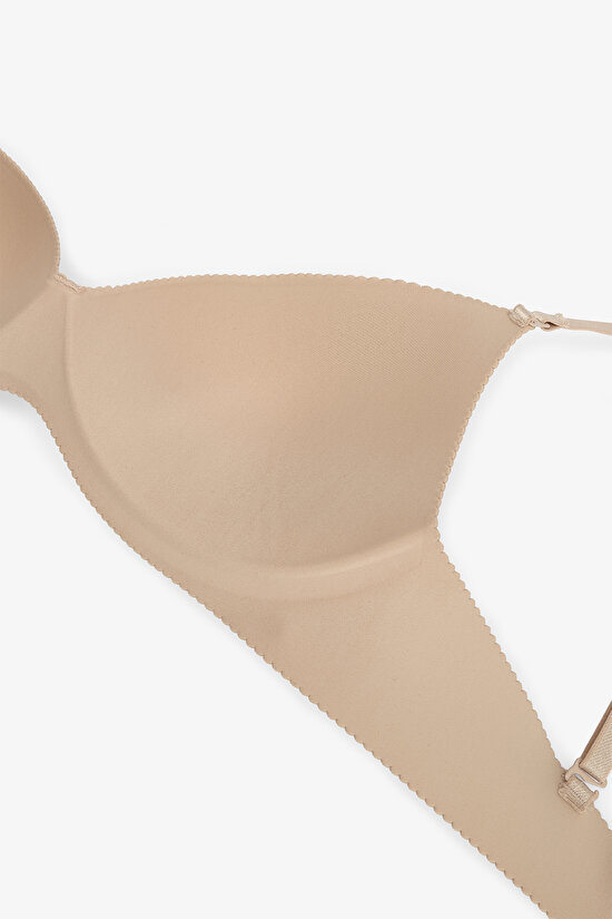 Sensation Bej Dikişsiz Push Up Destekli Sütyen - 5