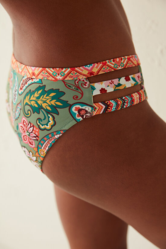 Multi Colour Bianca Chic Bikini Bottom - 3