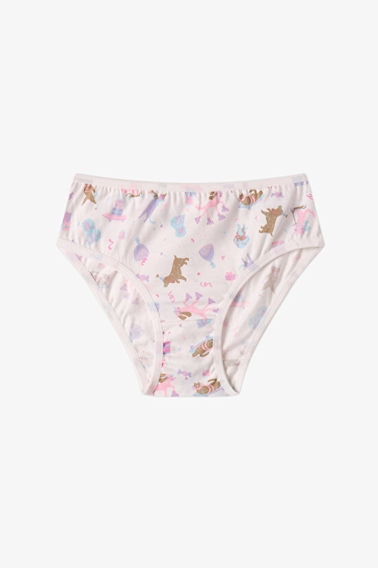 Kız Çocuk Kitty Hug Pamuklu 5'li Slip Külot - 2