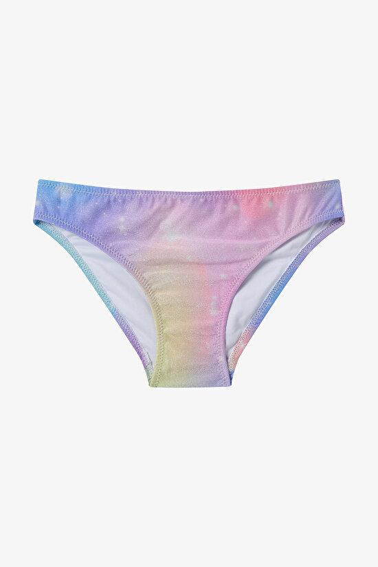 Kız Çocuk Crazy Fırfırlı Bandeau Bikini Takımı - 3