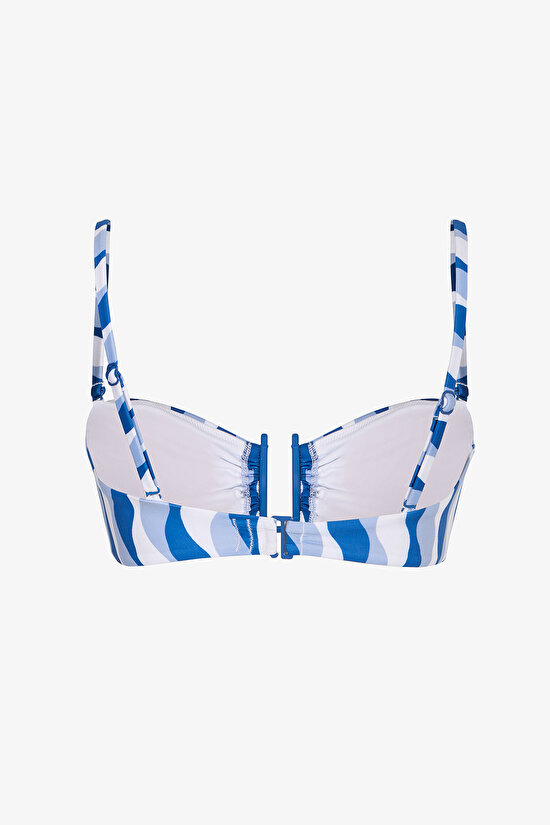 Renkli Gloria Straplez Bikini Üstü - 7