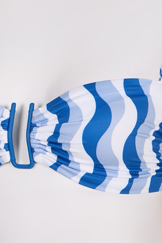 Renkli Gloria Straplez Bikini Üstü - 8