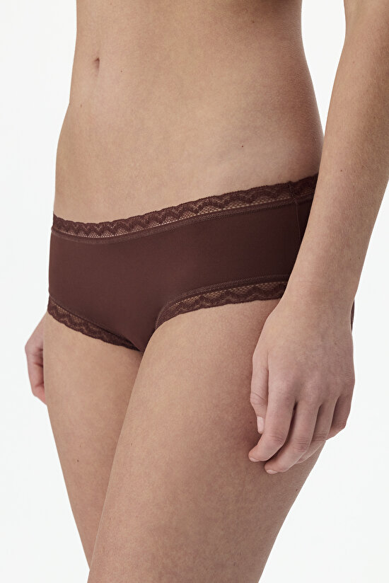 Kahverengi Easy Trim Hipster Külot - 1