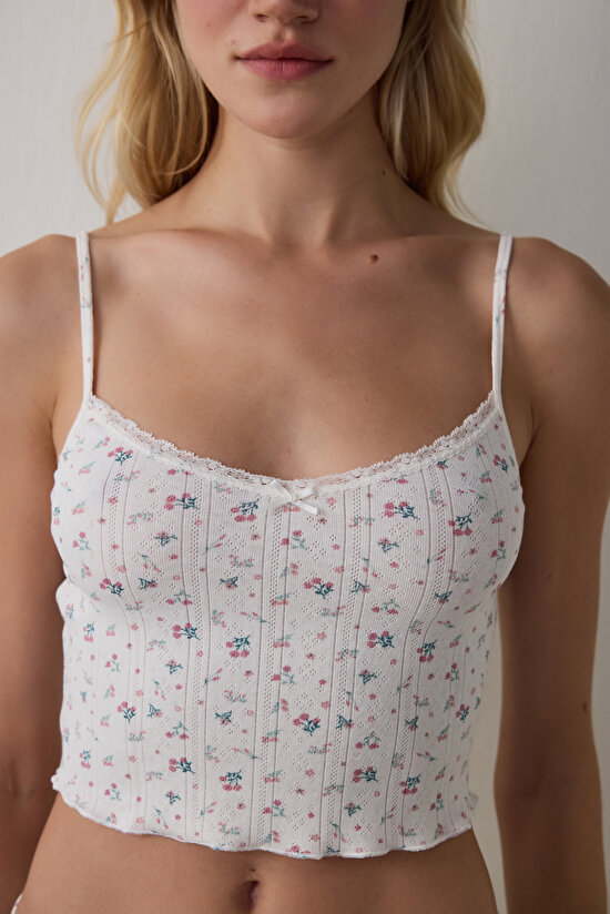 Ekru Pointel Crop Athlete - 5