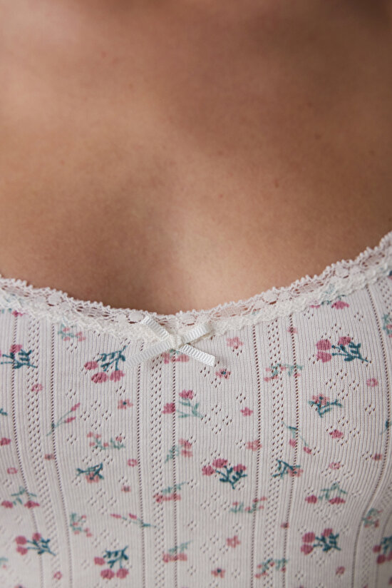 Ekru Pointel Crop Athlete - 6