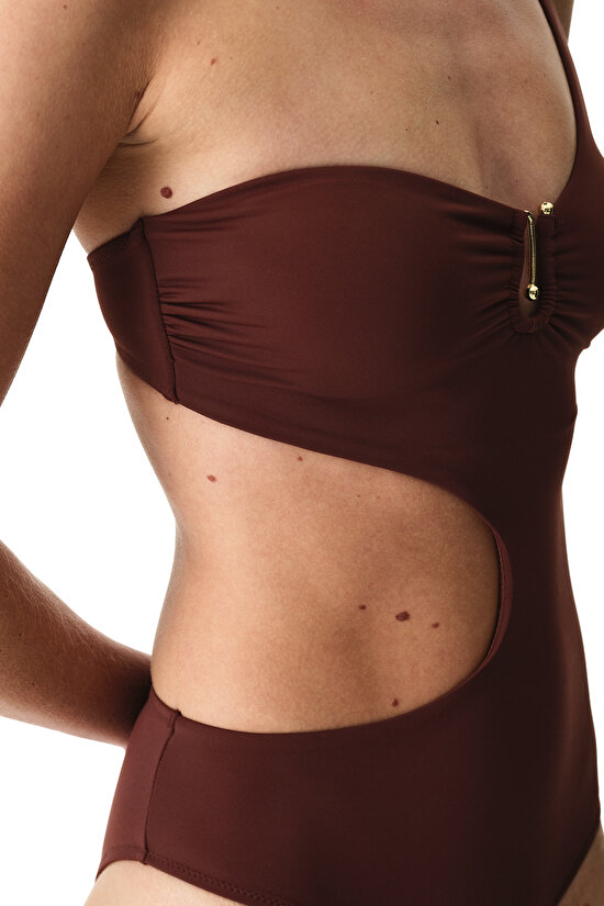 Brown Jasmine Monokini - 5