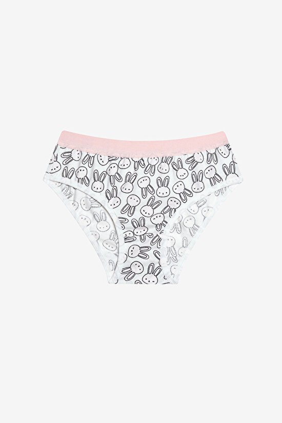 Girls Bunnies 5in1 Multi Colour Slip - 6