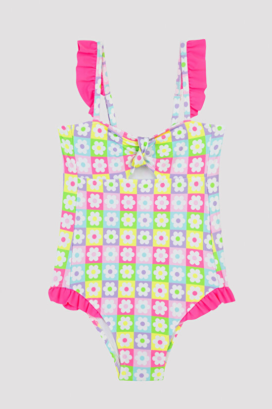 Girls Square Daisy Suit - 1