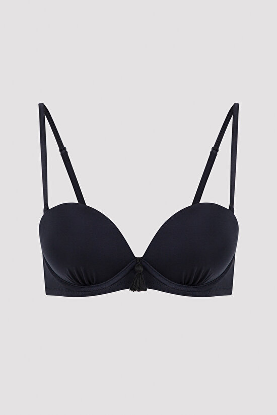 Siyah Basic Super Sexy Bikini Üstü - 5