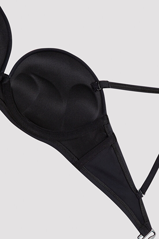 Siyah Basic Super Sexy Bikini Üstü - 6