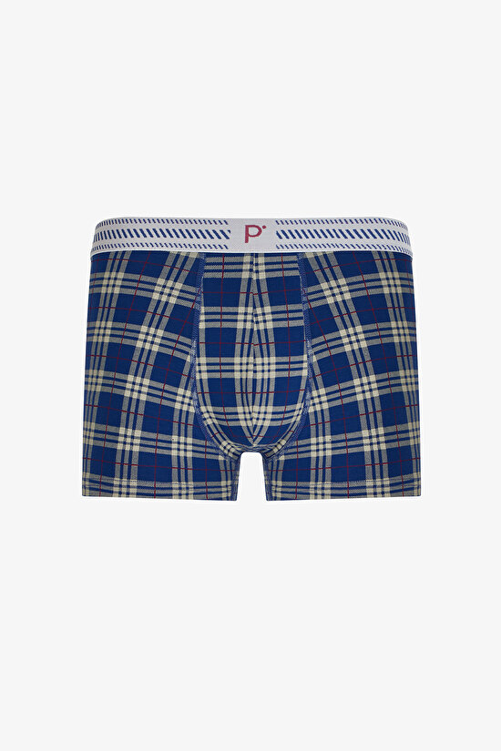 Erkek Oldtown Ekoseli 3'lü Boxer - 3