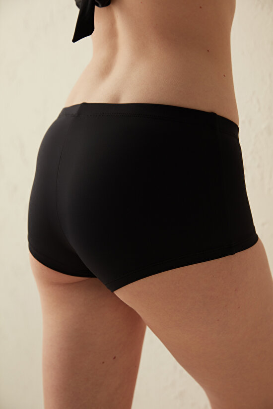 Siyah Basic Boxer Bikini Altı - 4