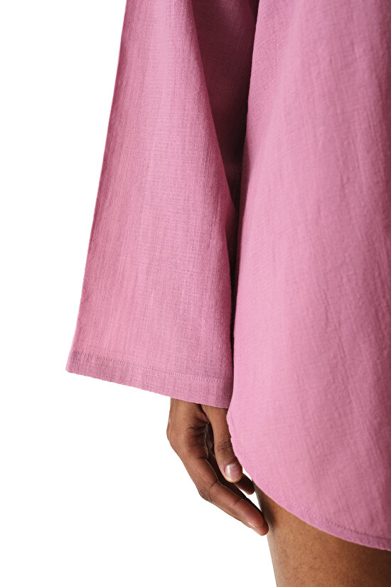 Gül Pembesi Sienna Gömlek - 3