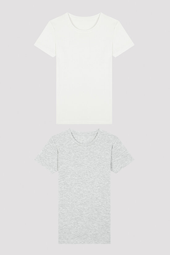 Unisex Termal 2 li T-shirt - 1