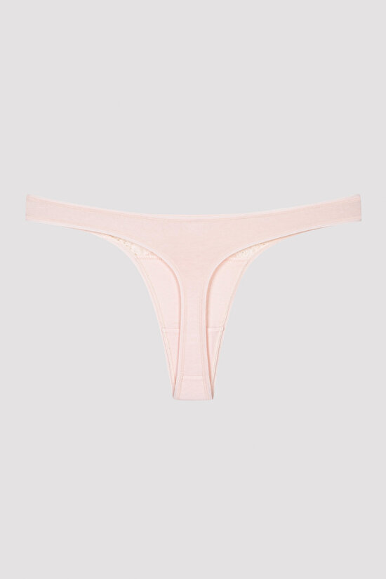 Waterfall Lace Detailed 3in1 Thong - 5