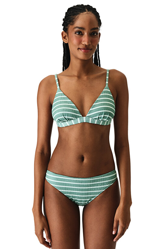 Multicolor Maela Triangle Fit Bikini Top - 4