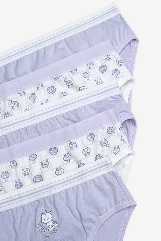 Girls Caticorn 5in1 Multi Colour Slip - 7