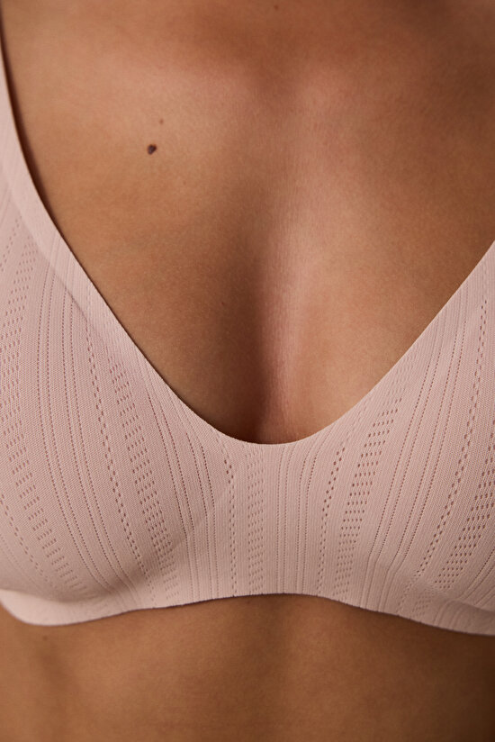 Gül Kurusu Pointel Çıkarılabilir Kaplı Dikişsiz Balensiz Sütyen Gül Kurusu Pointel Çıkarılabilir Kaplı Dikişsiz Balensiz Sütyen - 4