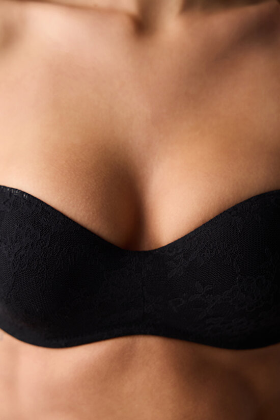 Delila Lace Black Bra - 4