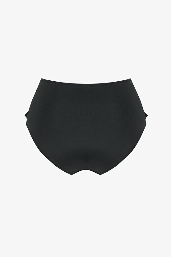 Siyah New High Ruffle Bikini Altı - 7