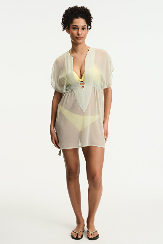 Mint Basic Kaftan - 3