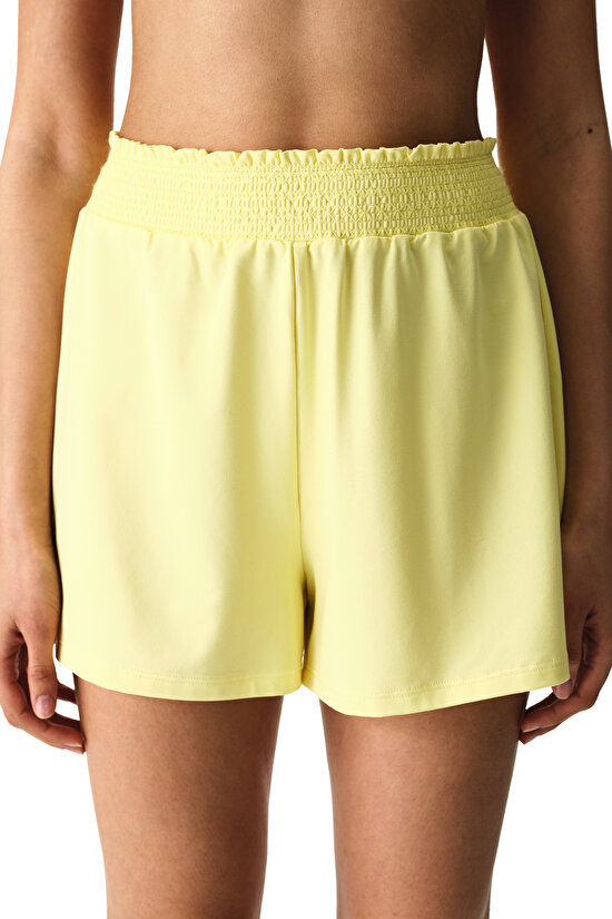 Sarı Melissa Deniz Şortu - 1