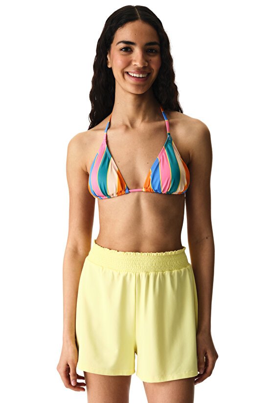 Sarı Melissa Deniz Şortu - 3