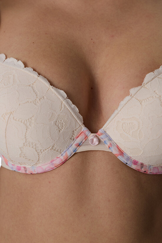Bej Viva Lace Dantel Sütyen - 5