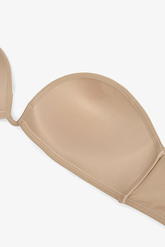 Push Up Wireless U Wire Deep Bej Dekolte Sütyen Push Up Wireless U Wire Deep Bej Dekolte Sütyen - 8