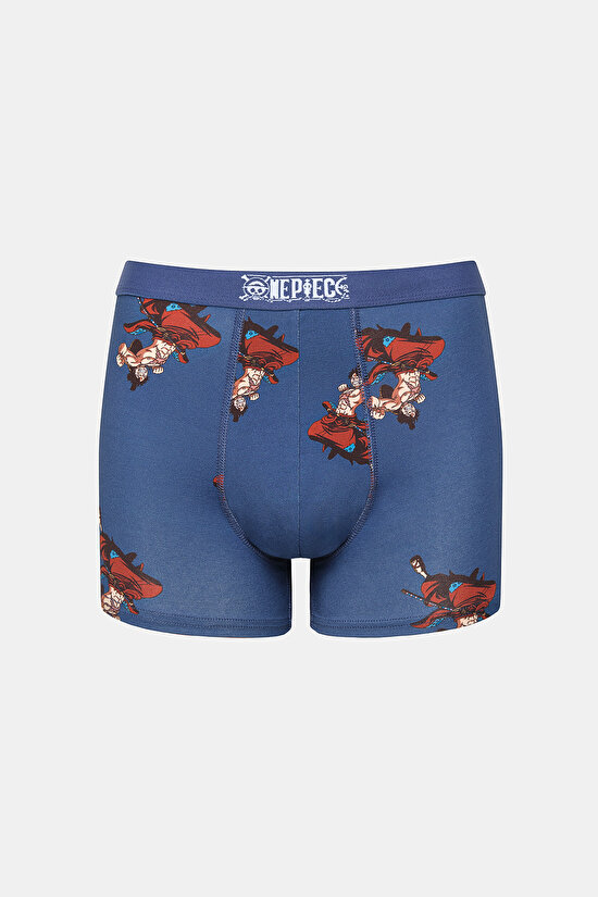 Erkek Pamuklu One Piece 2li Çok Renkli Boxer - 3