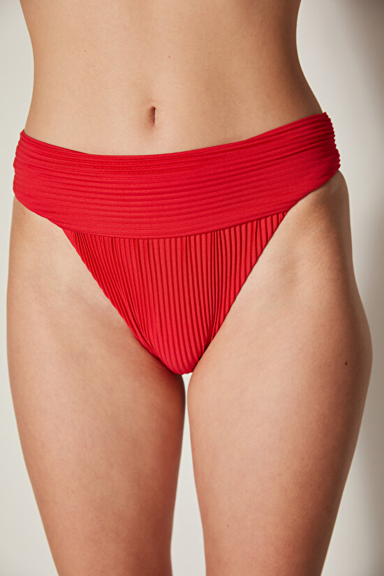 Kırmızı Amelia Bralet Bikini Takımı-Özgür Masur Koleksiyonu - 5