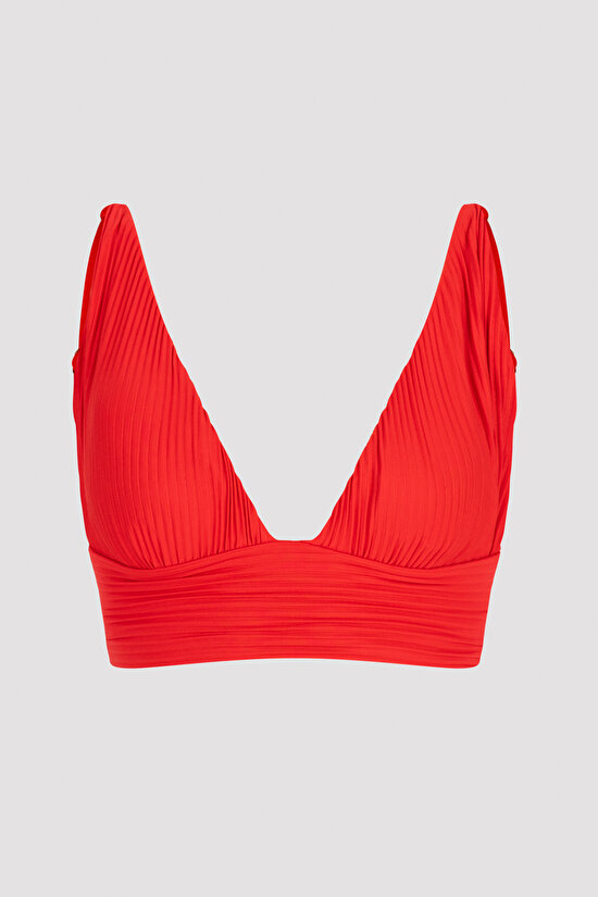 Kırmızı Amelia Bralet Bikini Takımı-Özgür Masur Koleksiyonu - 9
