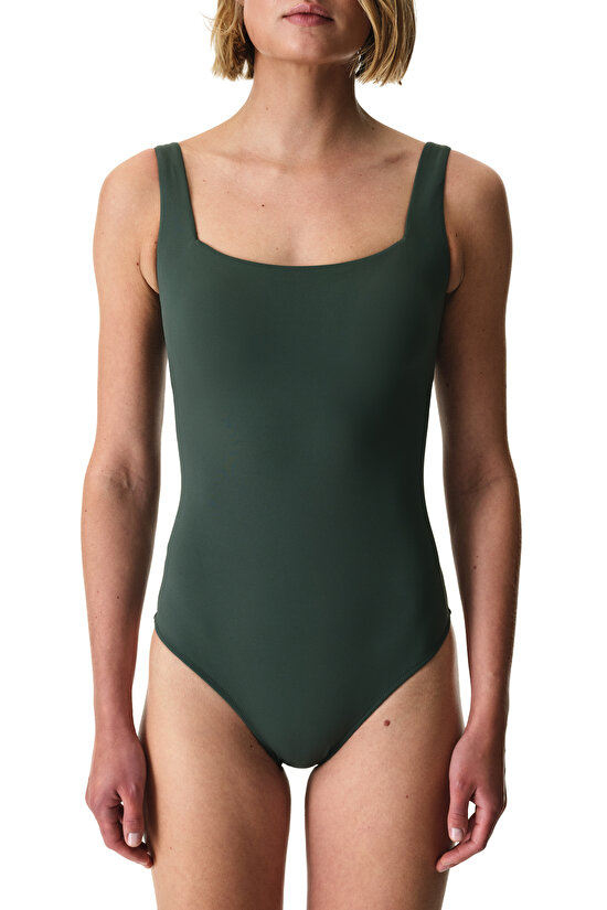 Yeşil Neck Opening Mayo - 4